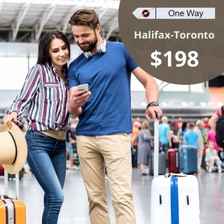Cheap Air Tickets Halifax-Toronto $198  (One Way)