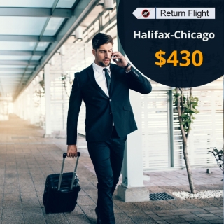 Cheap Air Tickets Return Flight Halifax-Chicago $430