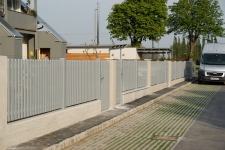 Aluminum fences and gates model MERLIN