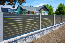 Aluminum fences and gates model NOVO