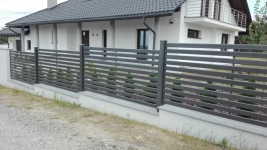 Aluminum fences and gates model NOVO