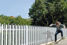 Aluminum fences and gates model MILANO