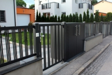 Aluminum fences and gates model PARMA