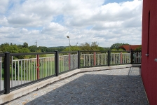 Aluminum fences and gates model TUSCANY
