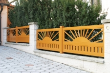 Aluminum fences and gates model SIENA