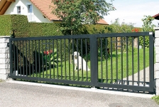 Aluminum fences and gates model SIENA