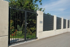 Aluminum fences and gates model VENEZIA