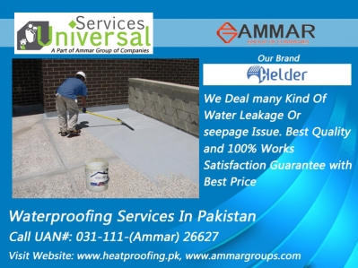 Universal Services Provides Every Type of Leakage Solution, Water Proofing Services in Pakistan