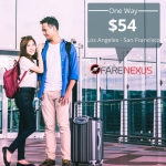 One way cheap Air Tickets | Los Angeles - San Francisco| $54 Onwards