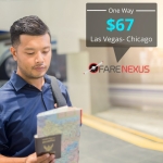 One way cheap Air Tickets | Las Vegas- Chicago | $67 Onwards
