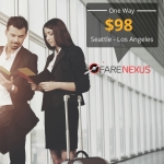 One way cheap Air Tickets |Seattle - Los Angeles | $98 Onwards