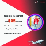 One way cheap Air Tickets Toronto - Montreal from CAD $65
