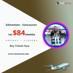One way cheap Air Tickets Edmonton - Vancouver from CAD $84