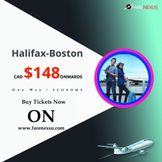 Cheap air tickets One Way Halifax-Boston from CAD $148