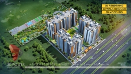3D Township rendering & walkthrough services by 3D Power