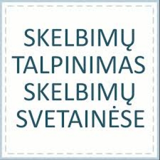 Talpinu reklama Lietuvos skelbimu svetainėse internete
