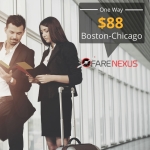 One way Cheap Air Tickets| Boston-Chicago | CAD $88 Onwards
