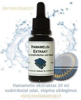 Dermaviduals® - Hamamelio ekstraktas suskirdusiai odai
