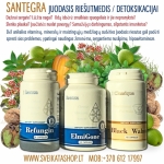 Santegra / Juodasis riesutmedis / Detoksikacija
