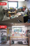 ELFA lentynu sistema garažui, naujas lentynos, kabyklos