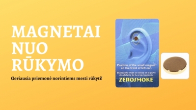 ZeroSmoke magnetai nuo rūkymo