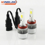 Wholesale C6 12V Vehicle LED lights, h1 h3 h11 H4 H7 9004 9005 9006 9007 auto LED headlight bulbs